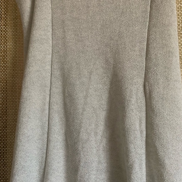 ZARA Formal Dress Midi Women Size M Silver Cocktail Dress Outfit Fashion - Picture 2 of 4